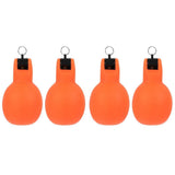4 Pcs Outdoor Whistle Handheld Squeeze Whistle Sports Whistle Small Squeeze Whistle Survival Whistle V1369-AZ3-W-20146