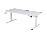 Artiss Electric Standing Desk Height Adjustable Gaming Desk Home Office 140cm HASD-ET156E-GAME-WH-AB