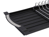 Expandable Dish Rack Stainless Steel Drying Drainer with Drainboard Removable Cutlery Holder for V1294-YM0901-3118250075111