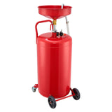 95L Waste Oil Drain Tank, Air Operated Portable Oil Drainer with Adjustable Funnel Height, V952-QDLSPYPJS25G11TPZ001V0