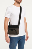 FIB Byron East West Sling Shoulder Bag Travel Adjustable Strap - Black V563-00314C-BLACK