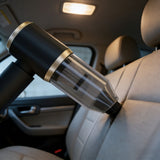 Portable Handheld Vacuum Rechargeable with Transparent Cup Powerful Suction, Lightweight Car V1369-AZ3-W-25431