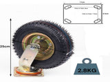 4x 8 Inch Castor Caster 2x swivel 2x fixed Pneumatic Tyres Wheels Trolley Cart Wheelbarrow V324-4X8ININFTYRE