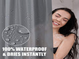 Anti-Mold Curtain - Solid Color - Waterproof - Peva - Curtain 180x200 Cm - Washable V1188-MS101-02038-1