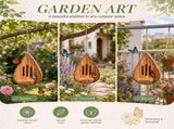 Wooden Hanging Butterfly House, Featuring a Smooth, Easy to Hang for Garden Butterflies and Bees V1366-AZ2-W-15536