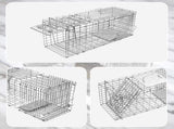 Trap Humane Possum Cage Live Animal Safe Catch Rabbit Cat Hare Fox Bird V63-833601