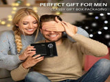 Men's Gift Set with Box, Brown Wallet Watch, Gifts for Men, Valentines Day Gifts for Him, V1366-AZ2-W-12647