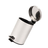 3L Household Stainless Steel Step Pedal Trash Can Dustbin Rubbish Garbage Bin Container V1294-YM0901-3112200048811
