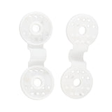 100pcs Shade Cloth Plastic Clips Round Fixing Clips for Greenhouse Outdoor Garden Anti Bird Netting V1294-YM0703-3111230103612