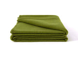 Laconia 400GSM Premium Australian Pure Wool Blanket Moss Green King V442-HIN-BLANKET-LACONIAWOOL-MOSSGREEN-KI