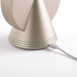 Lexon Conic Radio Alarm Clock With Fm & Built-In Bluetooth Speaker - Gold V398-LD-LR156GH3