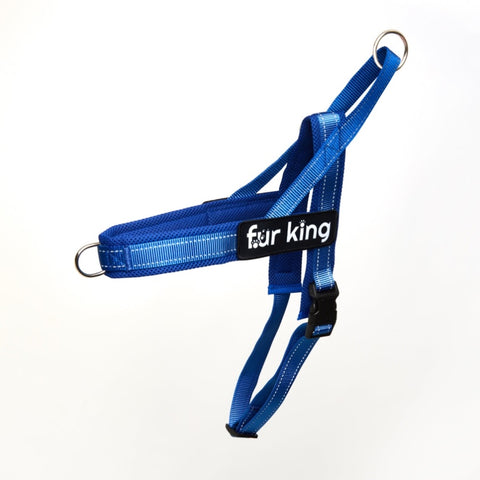 Fur King Signature Quick Fit Harness Small Blue V364-DFUSBP0357S