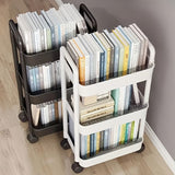 Four-Tier Rolling Cosmetics Storage Rack - Made of durable plastic, equipped with 360-degree swivel V1106-DCSNJ006