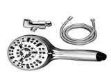 Shower Head High Pressure Electroplated 10 Settings Handheld Shower Head with Cleaning Sprayer for V1294-YM0901-3112240041311