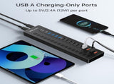ACASIS DS-516PB 16-Port USB 3.2 Gen1 5Gbps 60W On-Off Switch 4xUSB3.2 - 5Gbps, 10xUSB-A2.0, V28-ELEACADS516PB