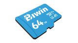 BIWIN MS100-64G microSD3.0 Read & Write Speed up to 100MB/s & 45MB/s BMMS100064G-RGX V1202-V2-BIW-MS100-64G