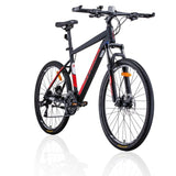 Trinx M600 Mountain Bike 24 Speed MTB Bicycle 21 Inches Frame Red V406-M600_21_RED