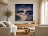 Moonlit Dunes Stretched Canvas Wall Art - Portrait - 60W x 120H cm V767-PP-MD-60120-ST