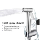 Bidet Sprayer Set Bathroom Hygiene Toilet Sprayer Personal Cleansing - Silver - Size 01 V1106-DSZ-001-100-SLR-01