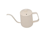 Small Pour Over Coffee Kettle, Stainless Steel, Precisely Controlled Gooseneck Spout, White, 600ml V1263-JX-2997