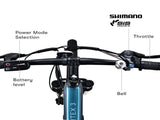 VALK Vortex 3 Electric Bike, Medium Frame Mountain ebike, Metallic Teal V219-BIKEMBVAR3HEA