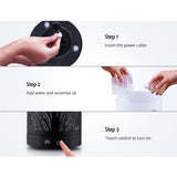 Black Aroma Diffuser 160 ml, Ultrasonic Aromatherapy Humidifier V1188-MS-617-074