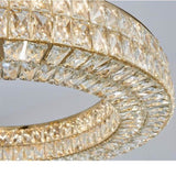 BAMDECOR C3332/1 Round Luxury Crystal Chandelier Modern LED Crystal Chandelier LED Ring Pendant V255-BAM-C3332/1-80