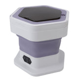 Portable Washing Machine 8L Capacity Multifunctional Foldable Mini Laundry Washer for Clothes Socks V1294-YM0901-3113240221612