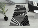 Adore Geometric Textural Rug - Grey - 200x290 V262-LGH2002902301GRE