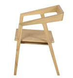 Kyoto Solid Oak Arm Chair - Set of 2 V199-CH054IFOSF2N