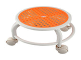 Round Rolling Low Stool Comfortable Universal Wheel Movable Mini Stool High Weight Capacity for Home V1294-YM0901-3116230016212