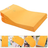 100Pcs Manila Clasp Envelopes Yellow Kraft Paper Letter Size for Business Document Organization V1370-AZ4-08610