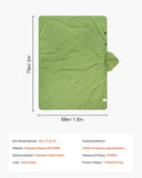 VEVOR Camping Blanket 2 m x 1.5 m Wearable Warm Stadium Blanket Army Green V952-LYTJZKKCDDLY0746MV0