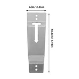 Stainless Steel Wall Mount Spare Tire Carrier Rack for Car, Garage, and Outdoor Storage - and V1366-AZ2-W-20484