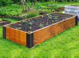 Set of 4 Raised Garden Bed Corner Brackets with Wood Screws for 20Inch-24Inch Bed for Vegetable V1366-AZ2-W-16256