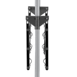 CARLA HOME Folding 3 Tier Clothes Laundry Drying Rack with Stainless Steel Tubes for Indoor & LSB-36029