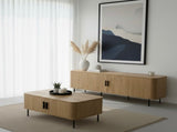 Florence 2 Door Coffee Table Oak V1150-UT003