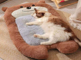 dog bed, bear shaped bed, thickened bed, enlarged bed, all season bed, comfortable V1106-136-49986-BEI-XL-15KG