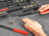 49-Piece Thread Chaser Set, UNC UNF and Metric Thread Restorer Tool, Rethreading Tool Kit with 22 V952-LWCXTZGYZ49PKBLRIV0