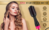 Hot Air One-Step Hair Dryer Negative Ion Anti-Frizz Blowout for Drying,Straightening, Curling and V178-12120