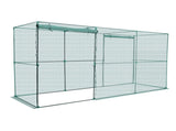 Crop 3.56 x 1.2 x 1.94 m Plant Protection Tent with Zippered Door, Wind-Resistant Tall Crop V952-ZZBHZ1PCS144OHU8N001V0