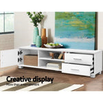 Artiss Entertainment Unit TV Cabinet 120cm White Dylan FURNI-L-TV120A-WH