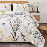 Decorative Quilted Coverlet and Pillowcases Set: Elevate Your Home Decor - Queen size V745-MAC080487Q13U