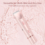 Rechargeable Women'S Hair Trimmer Painless Hair Removal For Women Underarm Hair & Bikini Area V1107-135-95389