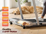 Everfit 3 in 1 Walking Pad Treadmill 12% Incline Foldable Under Desk Treadmills for Home Gym With TMILL-400H-2INC-L-SI