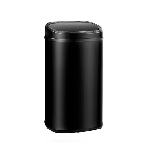 Devanti 58L Motion Sensor Bin Rubbish Automatic Black SB-58L-S06-BK