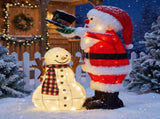 Christabelle 71cm Santa Snowman Christmas Light Up Display Animated LED Outdoor Indoor Xmas Yar 112_SHE200