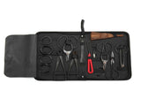 Bonsai Tools - 10 Pcs Scissors Starter Kit with Heavy Duty Nylon CasePortable Garden Yard Succulent V1370-AZ4-06744