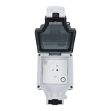 WiFi Smart Wall Electrical Socket Ip66 Waterproof Israel Standard Power Socket With Cover 16A 110 to V1294-YM0703-3114230076711