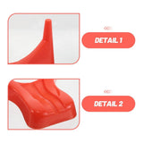 Orange Football Holder Stand Robust Stability for Practice and Display 6Pcs V1192-AZ-W-31664